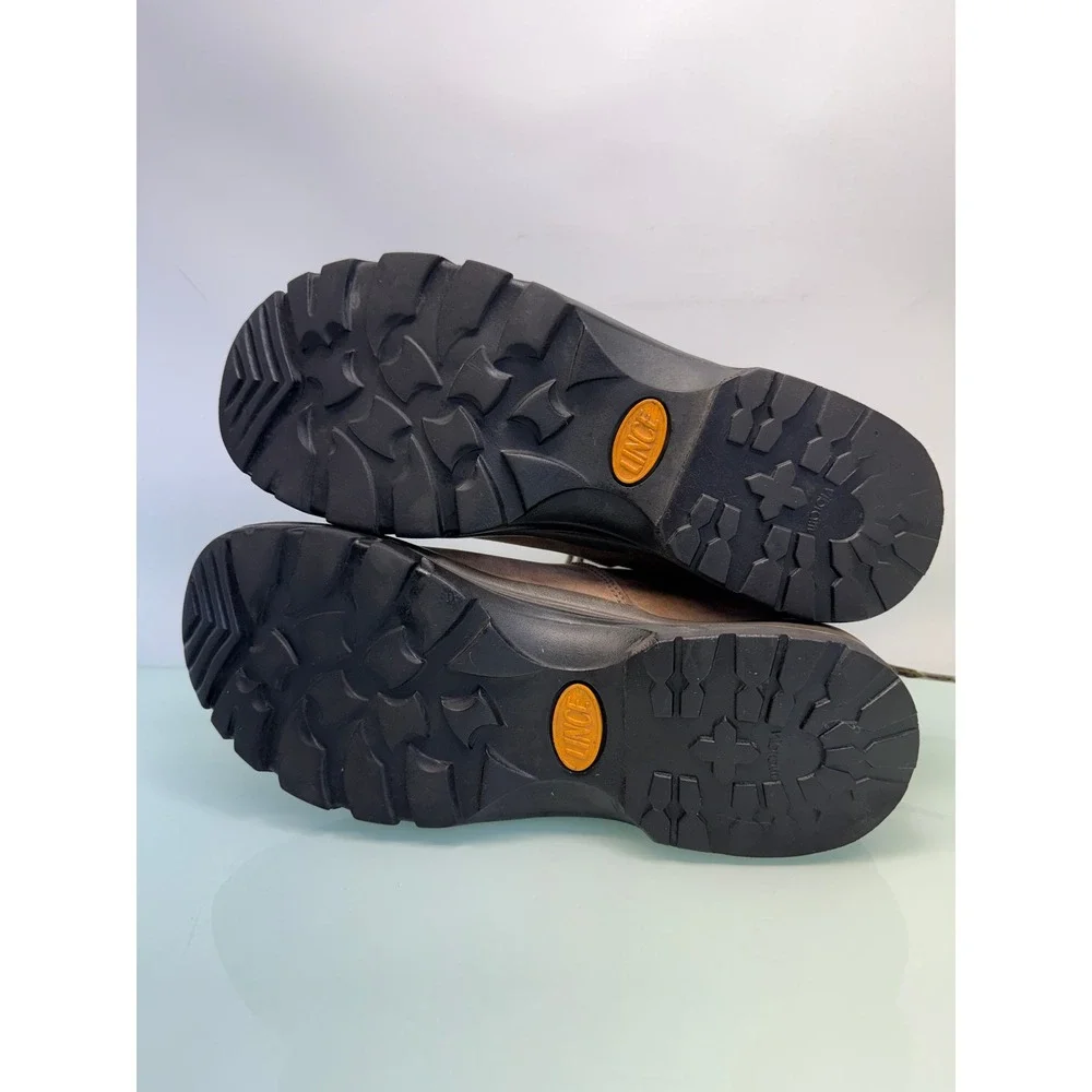Chaco Hiking‎ Boots Mens 8.5 Brown Vintage Steel Toe Made in Italy Gorpcore